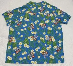 リロ&スティッチ　アロハシャツ ディズニー　Lサイズ