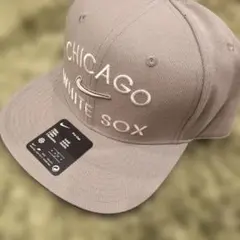 Nike Chicago White Sox キャップ グレー