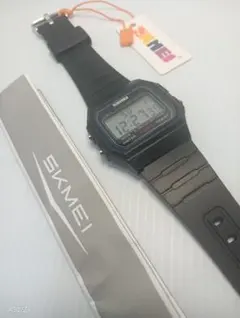 新品 SKMEI 2042 デジタル腕時計 チープCASIO ELライト