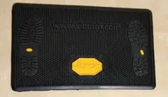 希少】Vibram ビブラム 玄関マット ラバーマット ドアマット 65X39
