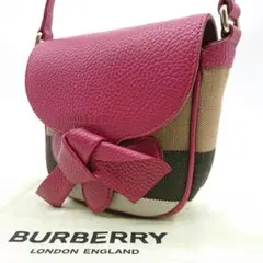 Burberry LONDON ショルダーバッグ ピンク ノバチェック