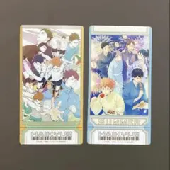 ハイキュー ビジュアルクリアチケット 2枚セット 集合 烏野