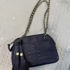 ✨極美品✨トリーバーチ ショルダーバッグ 2way ナイロン レザー ブラック TORY BURCH トリーバーチ ショルダーバッグ レディース 2way