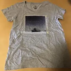 ROXY グレー Tシャツ L/G