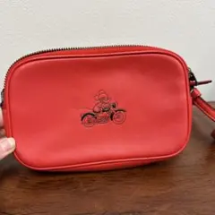 ★希少★COACH ディズニー ミッキー バイク クロスボディ F59072