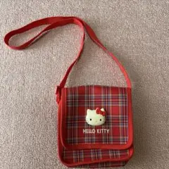 HELLO KITTY チェック柄バッグ