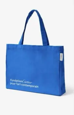 【新品未使用】【パリ限定】カルティエ現代美術財団 トートバッグ ブルー【正規品】のサムネイル
