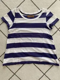 NANO UNIVERSE ナノユニバース ボーダー半袖Tシャツ