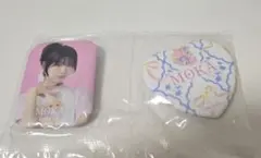 【MOKA】スクエア缶バッジ&ハート缶バッジセット