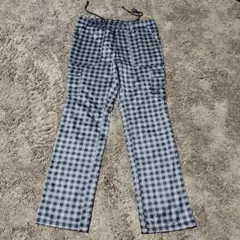 フィラ　FILA カーゴパンツ メンズ防風パンツ　チェック柄　LL