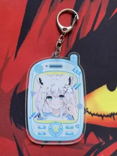 白上フブキ(ギャル風衣装) キーホルダー