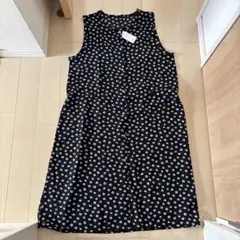 新品★ロングジレ 黒　M〜L