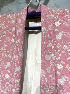 着物　花柄　小紋　ピンクのサムネイル