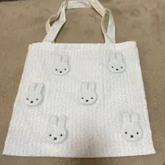 ブルーナ　ミッフィー うさぎ　ドット柄　トートバッグ