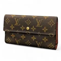 外観美 ルイヴィトン モノグラム ポルトトレゾール インターナショナル 長財布