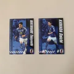 サッカー カード2点