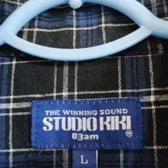 STUDIO KIKI 紳士長袖シャツ チェック柄 L