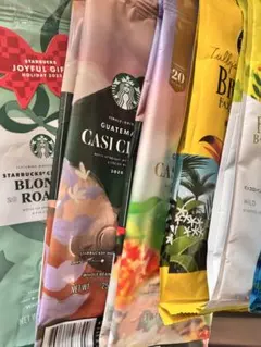 コーヒー　空袋　スターバックス　タリーズ　猿田彦珈琲のサムネイル