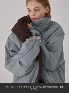 EMMA CLOTHES リバーシブルナイロン×フリースオーバートラックブルゾン