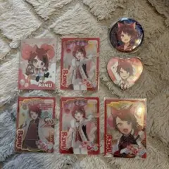 すとぷり　莉犬くん　アクリルカード　缶バッジ