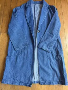 BEAMS デニムブルー ロングジャケット