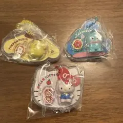 サンリオキャラクターズ パッケージチャーム３点セット