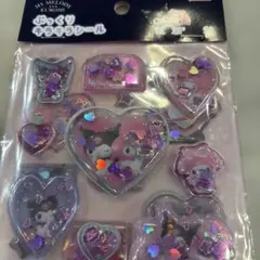 ぷっくりキラキラシール マイメロディ クロミ
