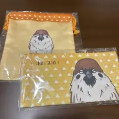 鬼滅の刃 チュン太郎巾着＆ペンケースセット