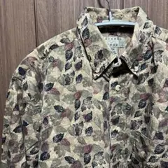 NATURAL ISSUE ナチュラルイシュー リーフ柄　長袖　S メンズ