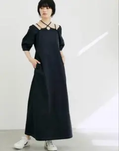 新品 MURRAL ミューラル 25SS 定価4.9万 seed dress 黒 - メルカリ