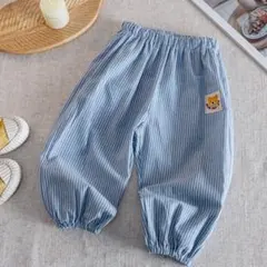 120サイズ　ストライプ柄ロングパンツ