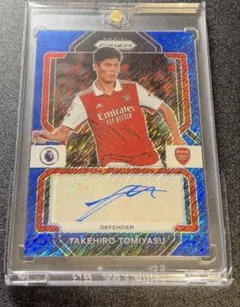冨安健洋 サインカード Panini Prizm Auto Arsenal