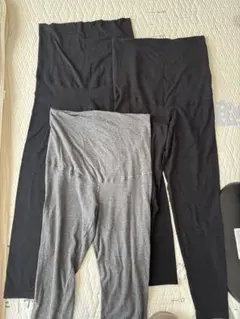 【美品】ユニクロ マタニティレギンス XL 3本＋未使用1本セット 産前後 OK