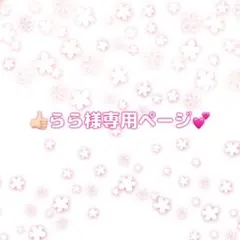 らら様専用ページ