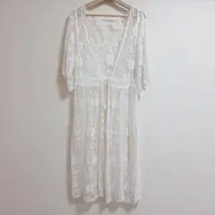 【美品】 To the sea Hawaii レースカーディガン ロング ガウンのサムネイル