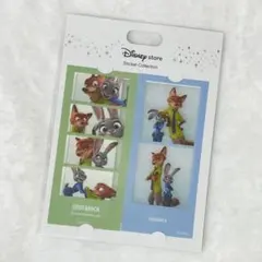 ディズニーストア　ジュディ&ニック　フィルム風ステッカー　証明写真　ズートピア