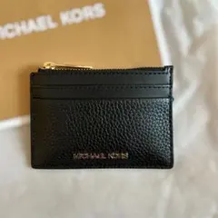【新品未使用】MICHAEL KORS ミニ財布 フラグメントケース ブラックのサムネイル