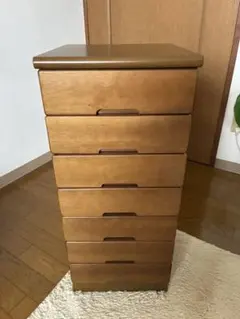 木製アンティーク チェスト 引き出し 42×38×75cm - メルカリ