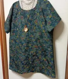 着物リメイク ワンピース 紬