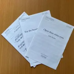 John Rutter　宗教曲楽譜（ピース）３部まとめて　オックスフォード社