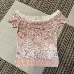 Blumarine 花柄 半袖カットソー オフショルダーのサムネイル
