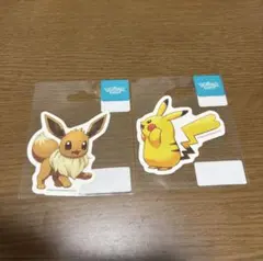 ポケパークカントー ステッカー イーブイ ピカチュウ