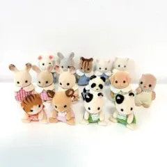 シルバニアファミリー 赤ちゃん ようちえん おともだち スモック まとめ売り