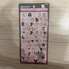 ハローキティ ボンボンドロップシール もじ