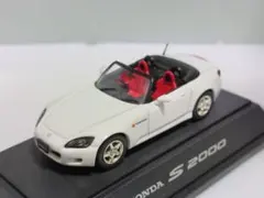 エブロ ホンダ S2000 1/43 ミニカー ホワイト 赤シートのサムネイル