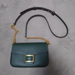 【美品】kate spade ケイティフラップチェーンクロスボディバッグ