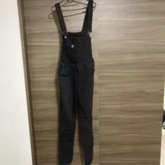 オーバーオール ブラック