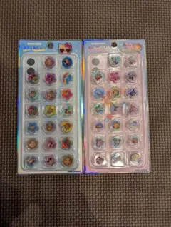 【正規品】サンリオ　キラコロ おはじきシール 日焼けキティ 2種セット