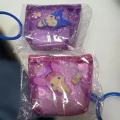 サンリオ キャラクター クロミ＆マイメロミニポーチ