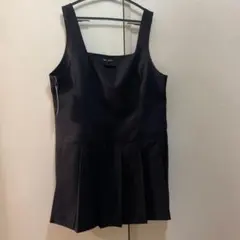 GUローウエストプリーツジャンパードレス　3XL